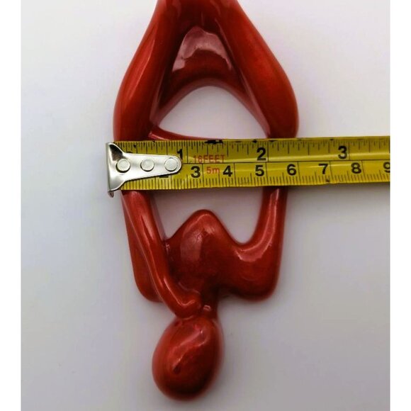 The Thinker Shiny Red & Green Colored Figurines from Resin Handcrafted NEW - Picture 9 of 10